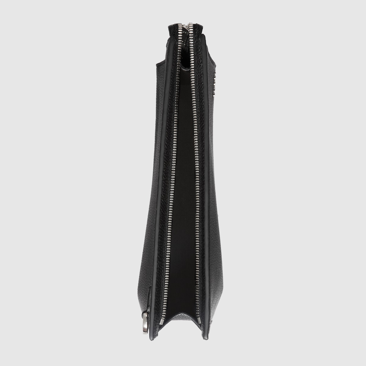 Small pouch with Gucci logo in black leather | GUCCI® US