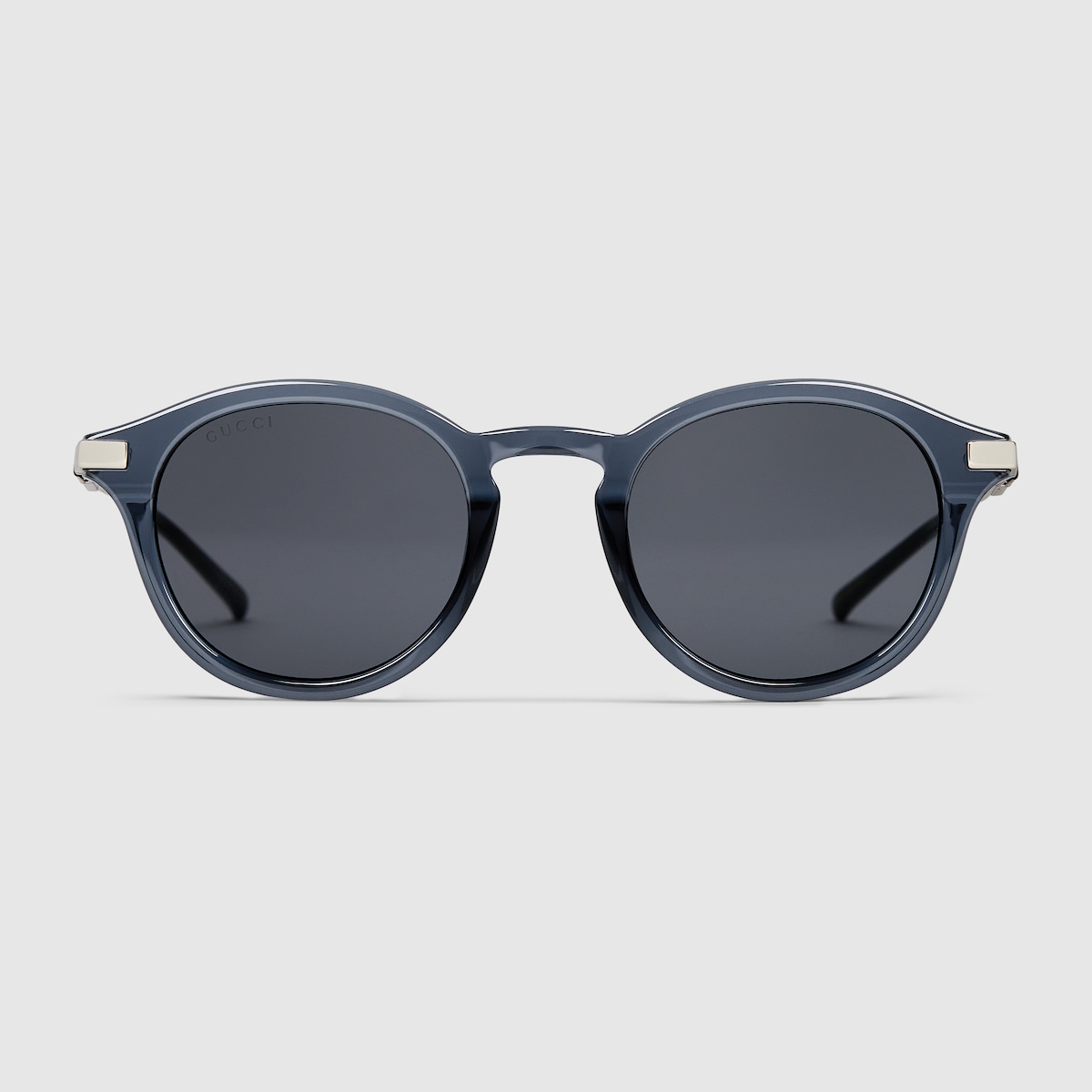 【美品】GUCCI vintage sunglasses 筆記体ロゴ クリア GUCCI sunglasses genuine product rhinestone green lens black