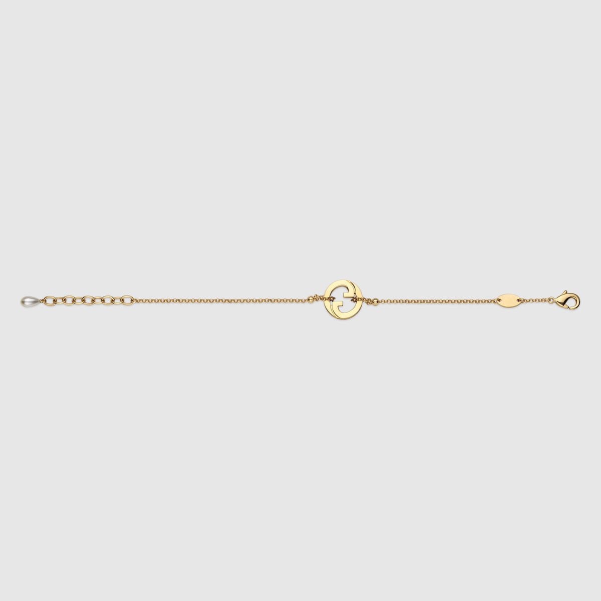 【VIP SALE】GUCCI グッチ ブロンディ チャーム ブレスレット Gucci Blondie charm bracelet in light gold-toned brass