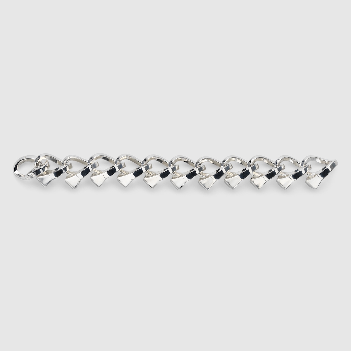 シルバー　925 純銀　色々　83g Chiodo chunky intertwined bracelet in 925 sterling silver