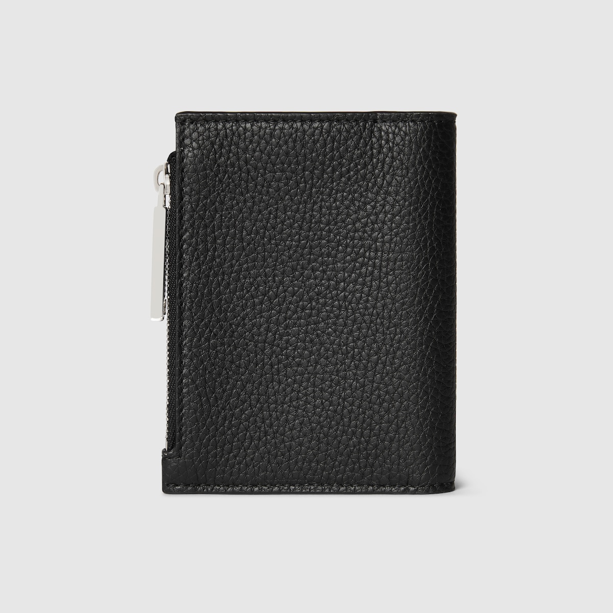 いち　GUCCI 財布　コインウォレット　ブラック　レザー　ジャンボGG ジャンボ GG コインウォレット ・ダークグレー＆ブラック レザー