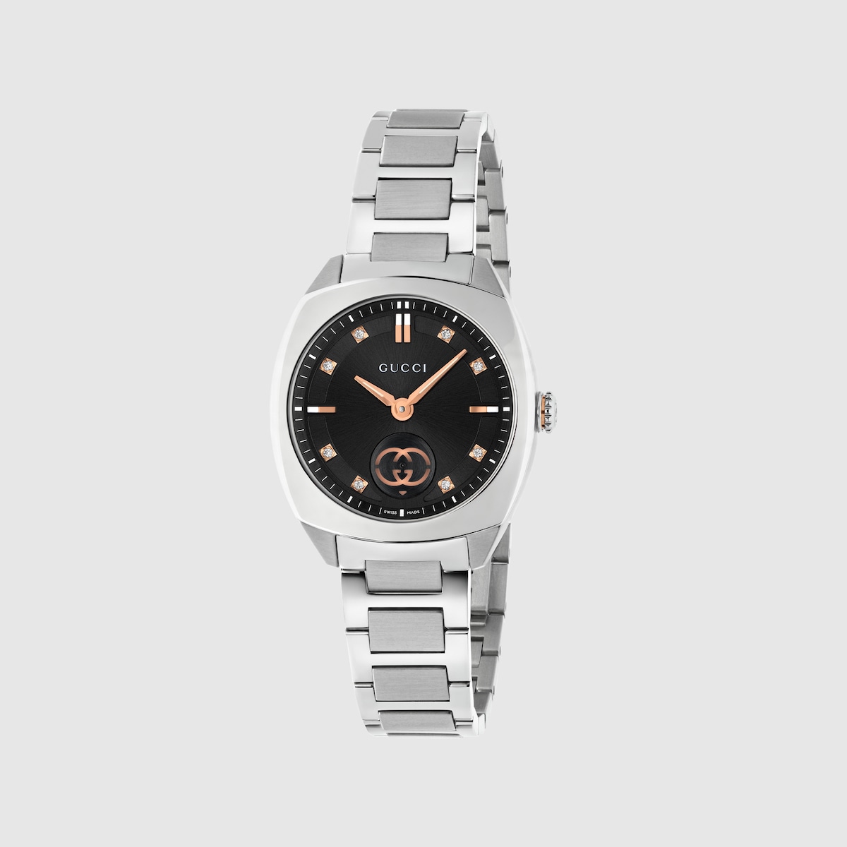 グッチ インターロッキング〕ウォッチ 29 mmスチール | GUCCI公式