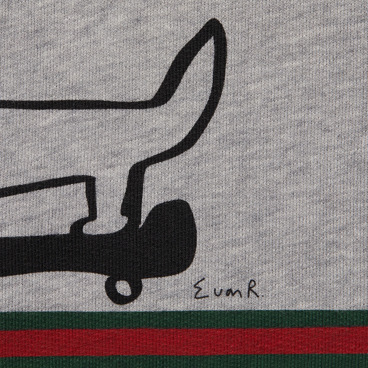 GUCCI   kidsロゴ　トレーナー Children's cotton sweatshirt with print in light grey