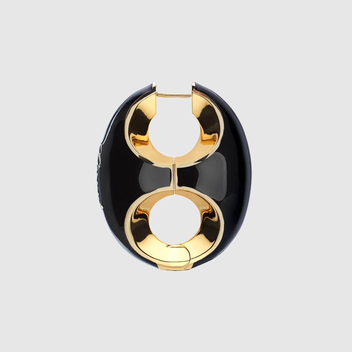 梅銀時 Gucci Marina Chain enamel earrings in yellow gold-toned