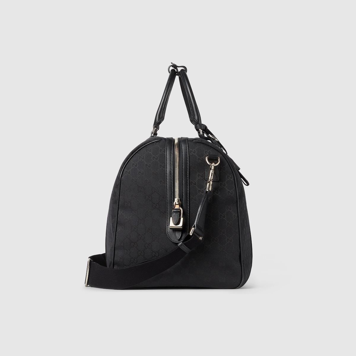 アトリエGG Ｗaffleparty GG canvas large duffle bag in black GG canvas | GUCCI® US