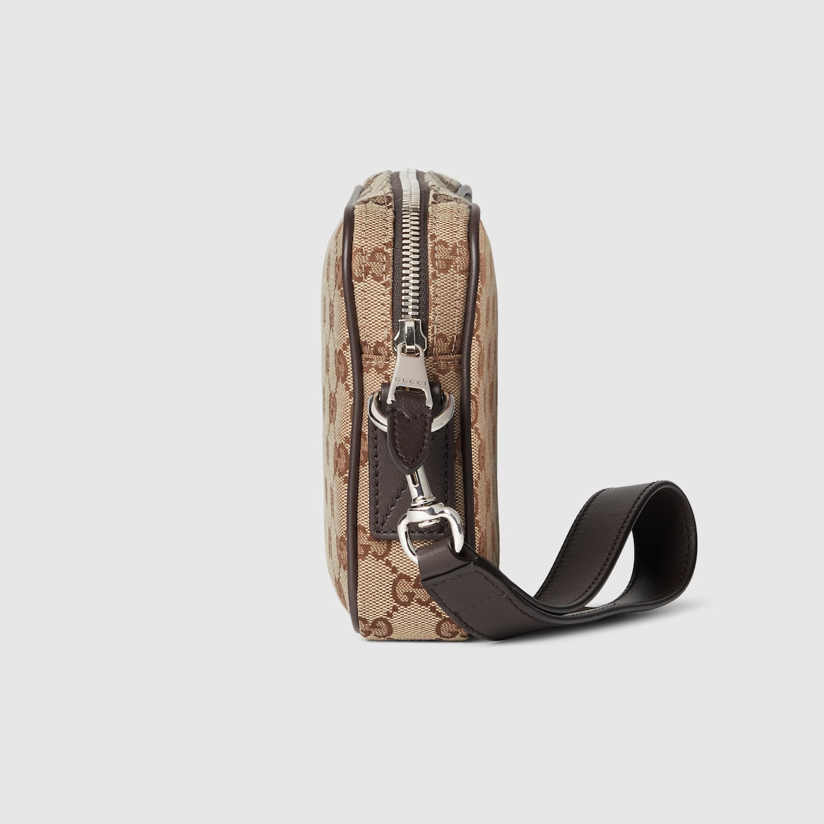 GG canvas small crossbody bag in beige and brown GG canvas