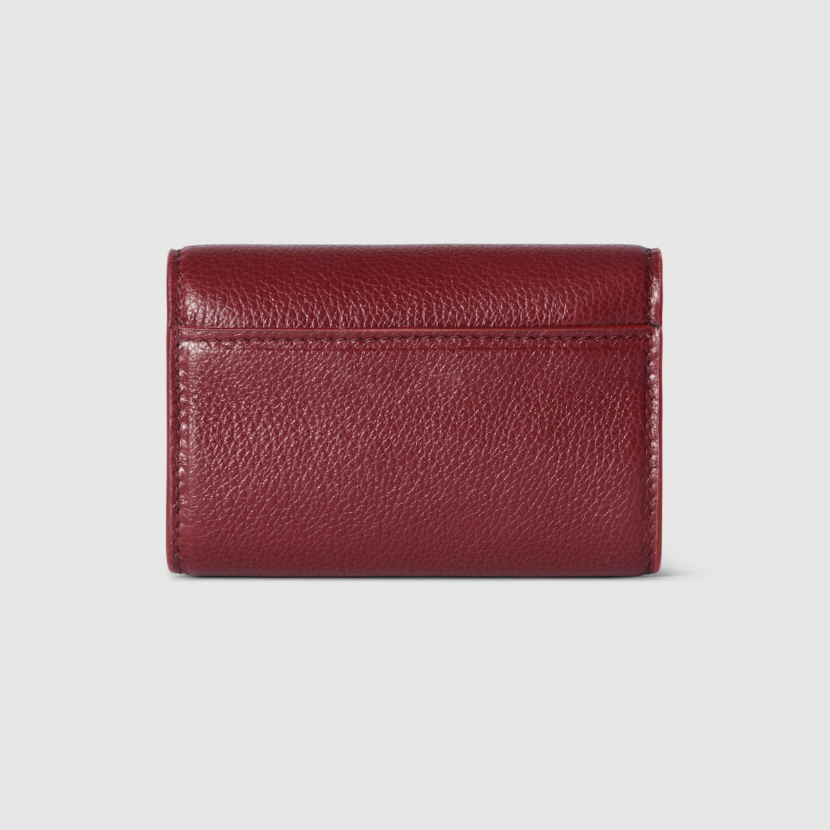 カードケース・名刺入れ GUCCI GG MARMONT ROSSO ANCORA CARD HOLDER Card case with Gucci script in Rosso Ancora red leather
