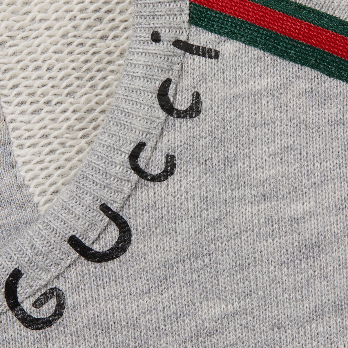 チルドレンズ〕プリント コットン Tシャツ ・ライトグレー | GUCCI公式