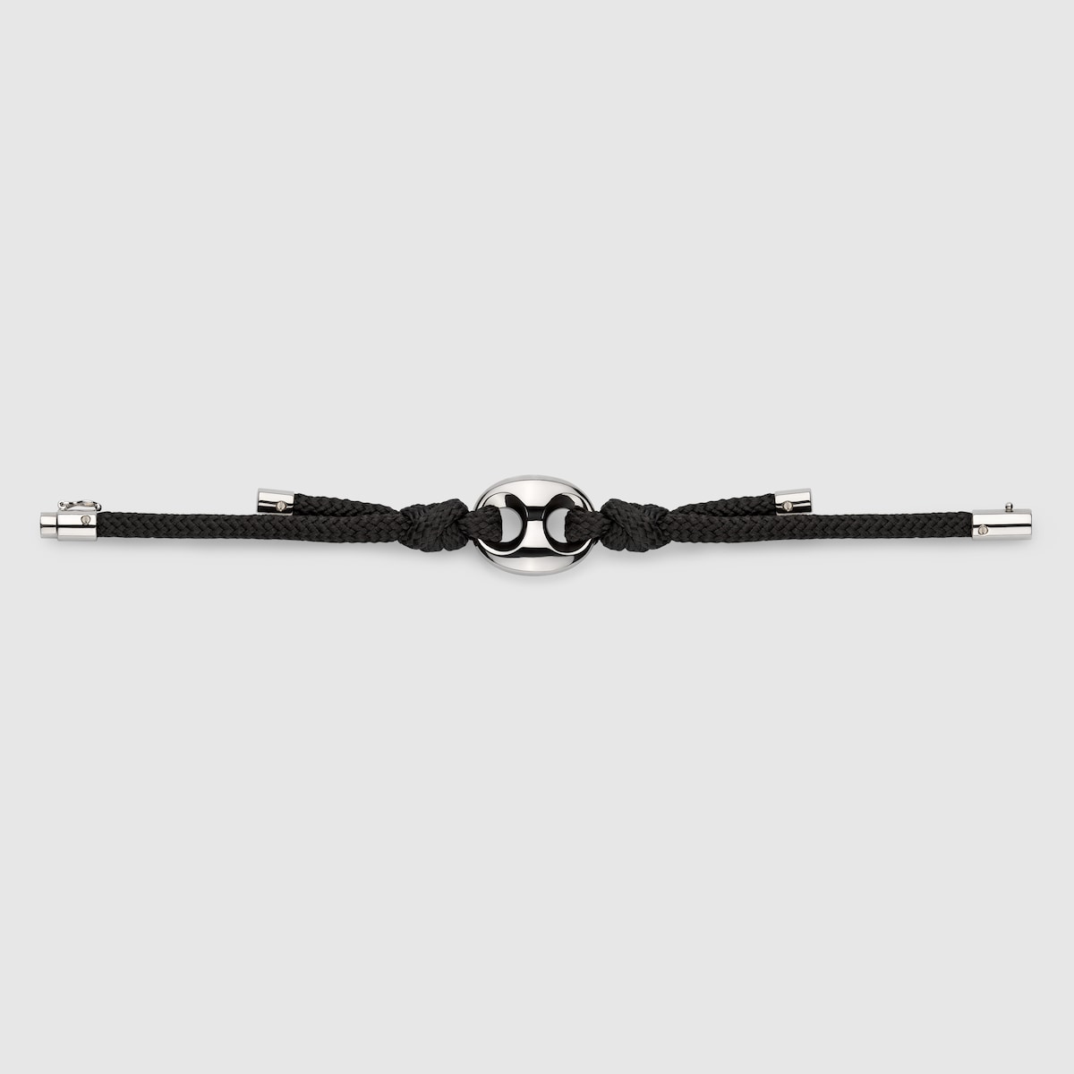Gucci Marina Chain fabric bracelet in black polyester