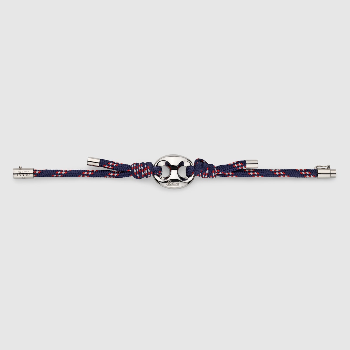 Gucci Marina Chain fabric bracelet in blue and multicolor