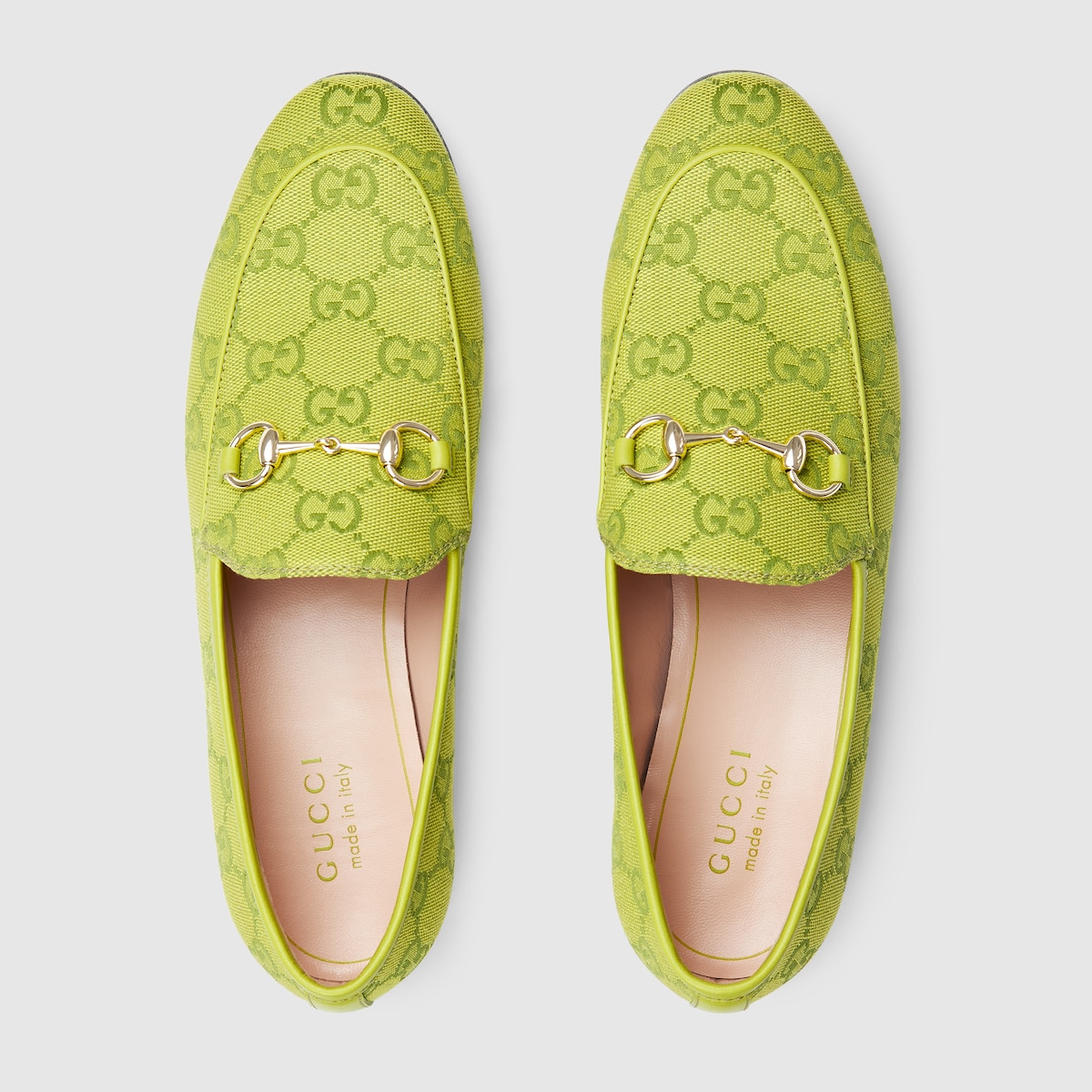 mardee rafanan マルデ Women's Gucci Jordaan loafer in beige and dark brown GG