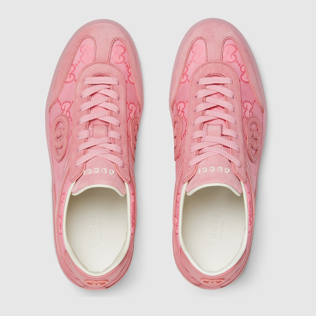 トレンド♪【GUCCI】G75 ウィメンズ スニーカー Women's G75 sneaker in brown suede | GUCCI® US