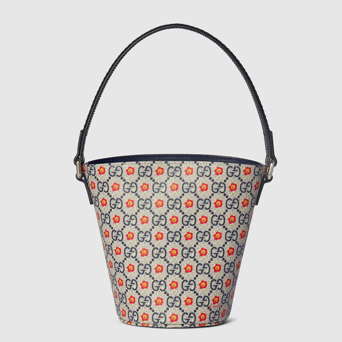 Children's printed GG bucket bag in beige and blue GG Supreme - thumbnail 7