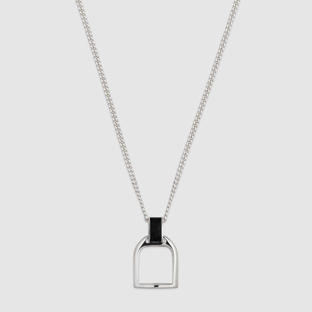GUCCI staffa スタッファ ロング ペンダント ネックレス Gucci Staffa long pendant necklace in 925 sterling silver