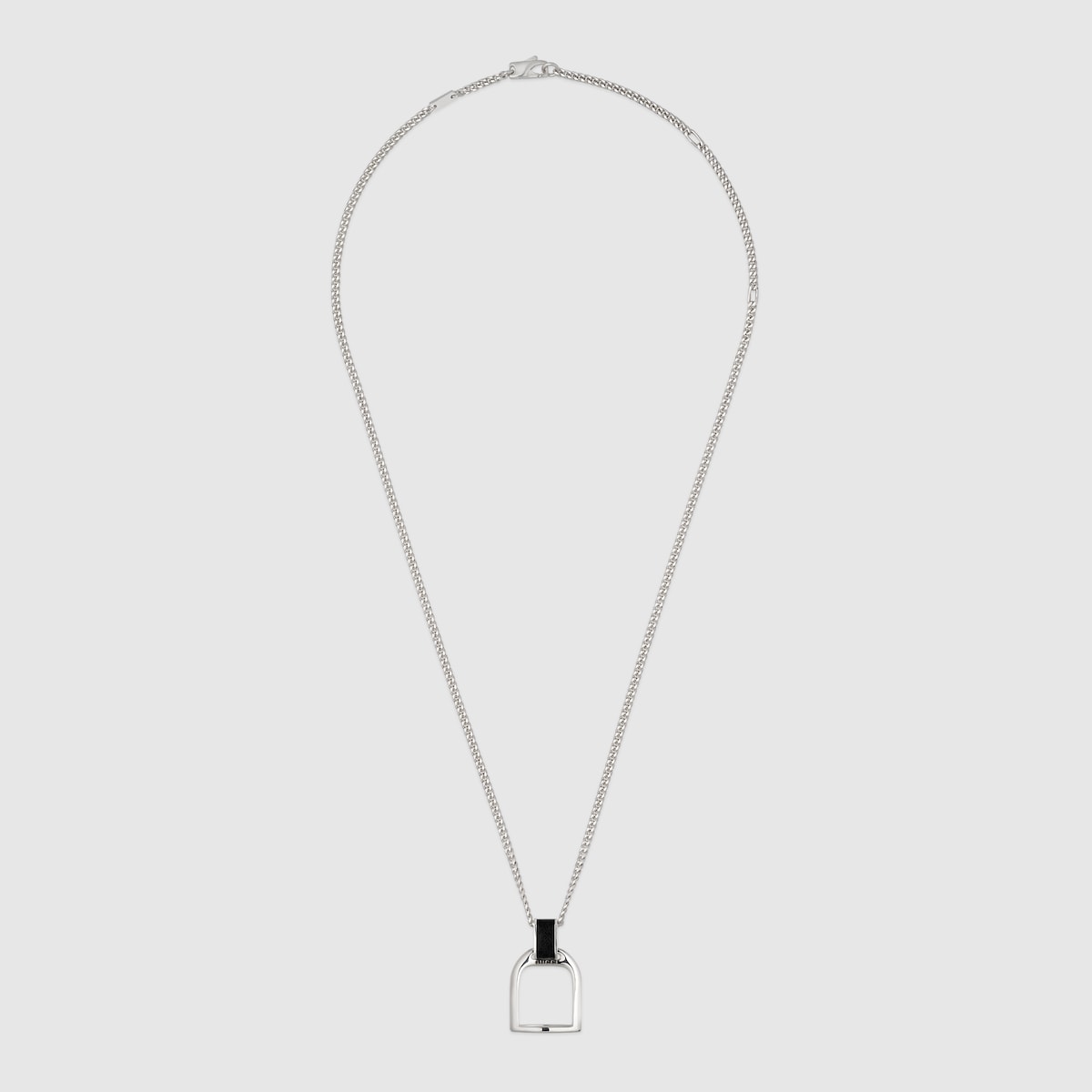 GUCCI staffa スタッファ ロング ペンダント ネックレス Gucci Staffa long pendant necklace in 925 sterling silver