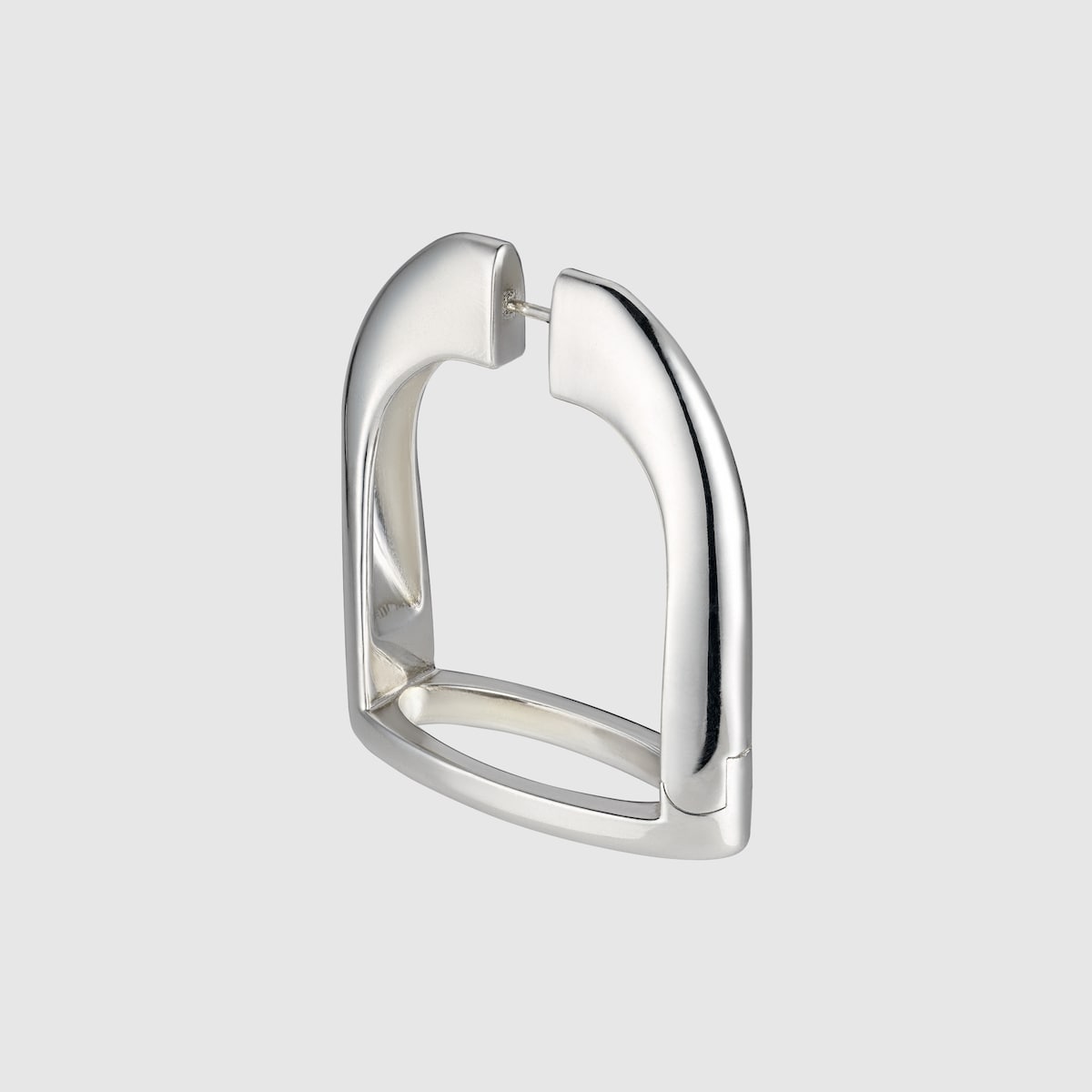 Gucci Staffa large hoop earrings in 925 sterling silver