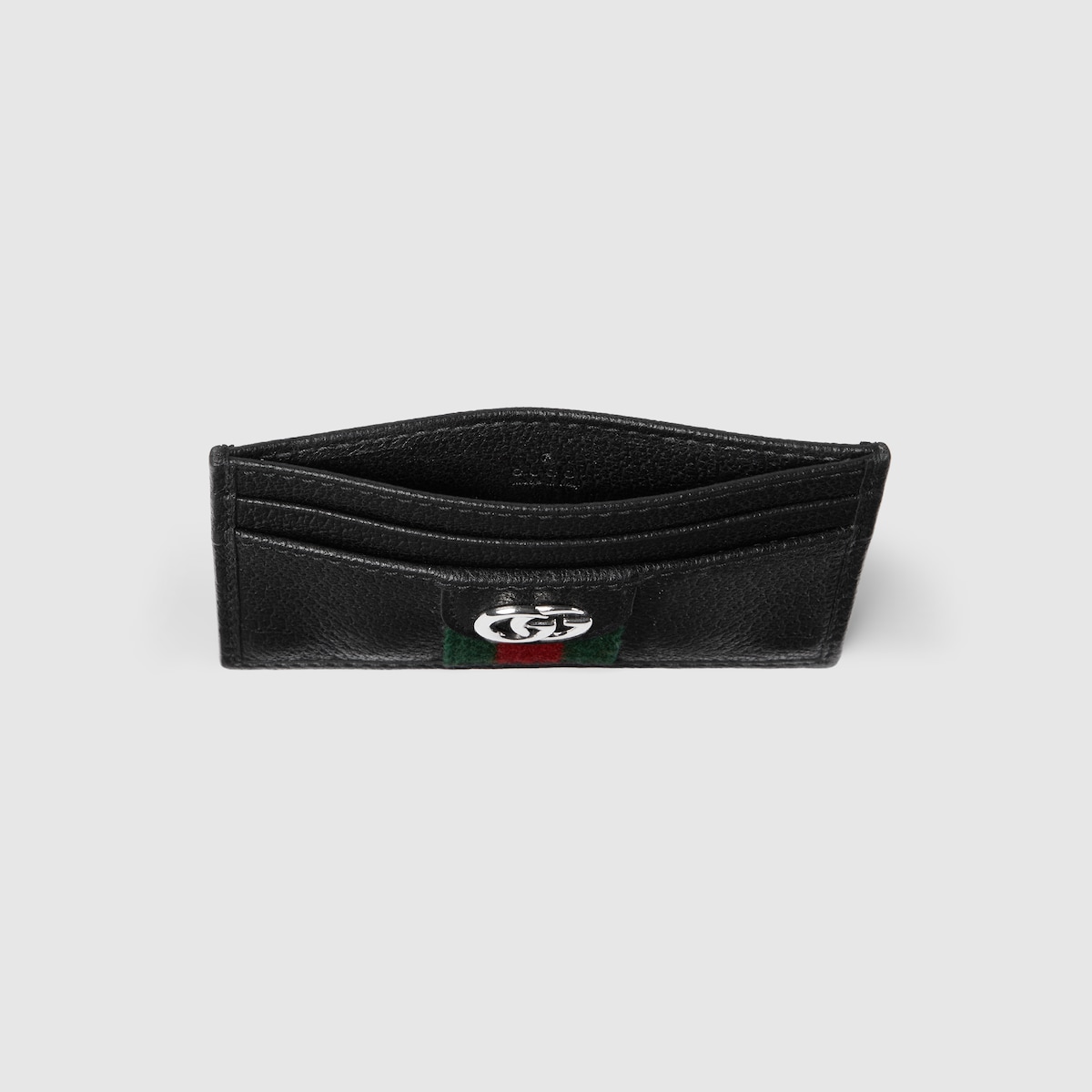 Ophidia card case in black soft leather | GUCCI® US