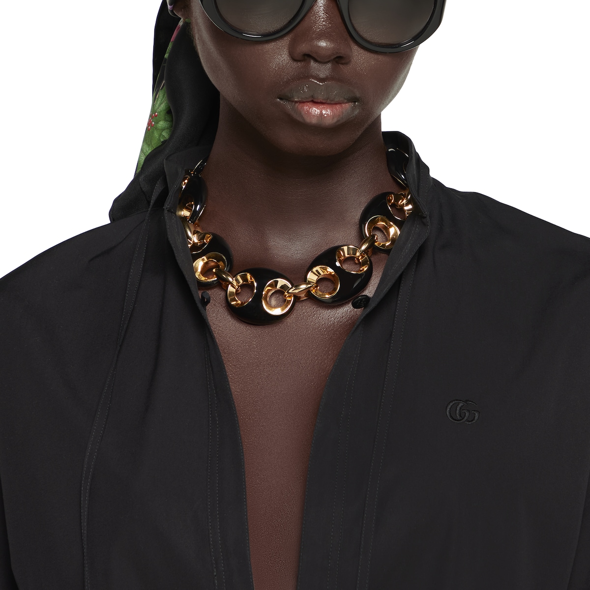 838139 I4861 8029 003 100 0000 Light Collana Gucci Marina Chain smaltata
