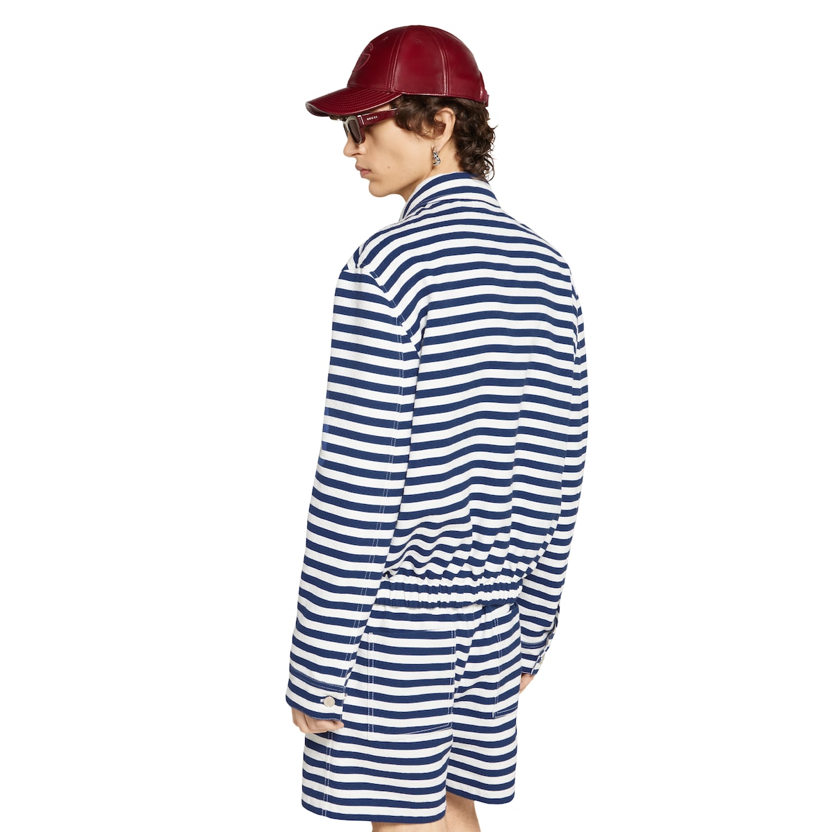 ジャケット・アウター Sillage Swing top indigo Jacquard Stripe Sillage Swing top indigo Jacquard Stripe - メルカリ