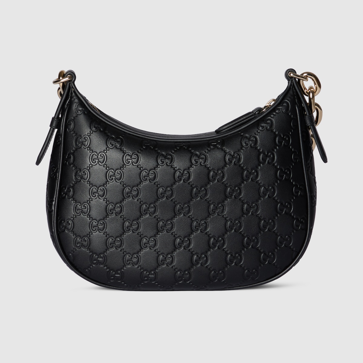 【GUCCI】GG EMBLEM BAG●815216AAEC21000 Borsa a spalla GG Emblem misura piccola in tessuto beige e