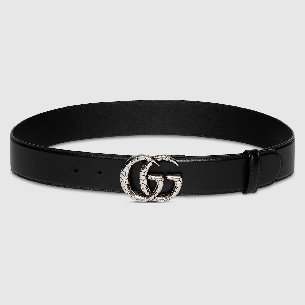 ダブルG ワイドベルト[GUCCI] ダブルG ワイドベルトブラック レザー | GUCCI公式