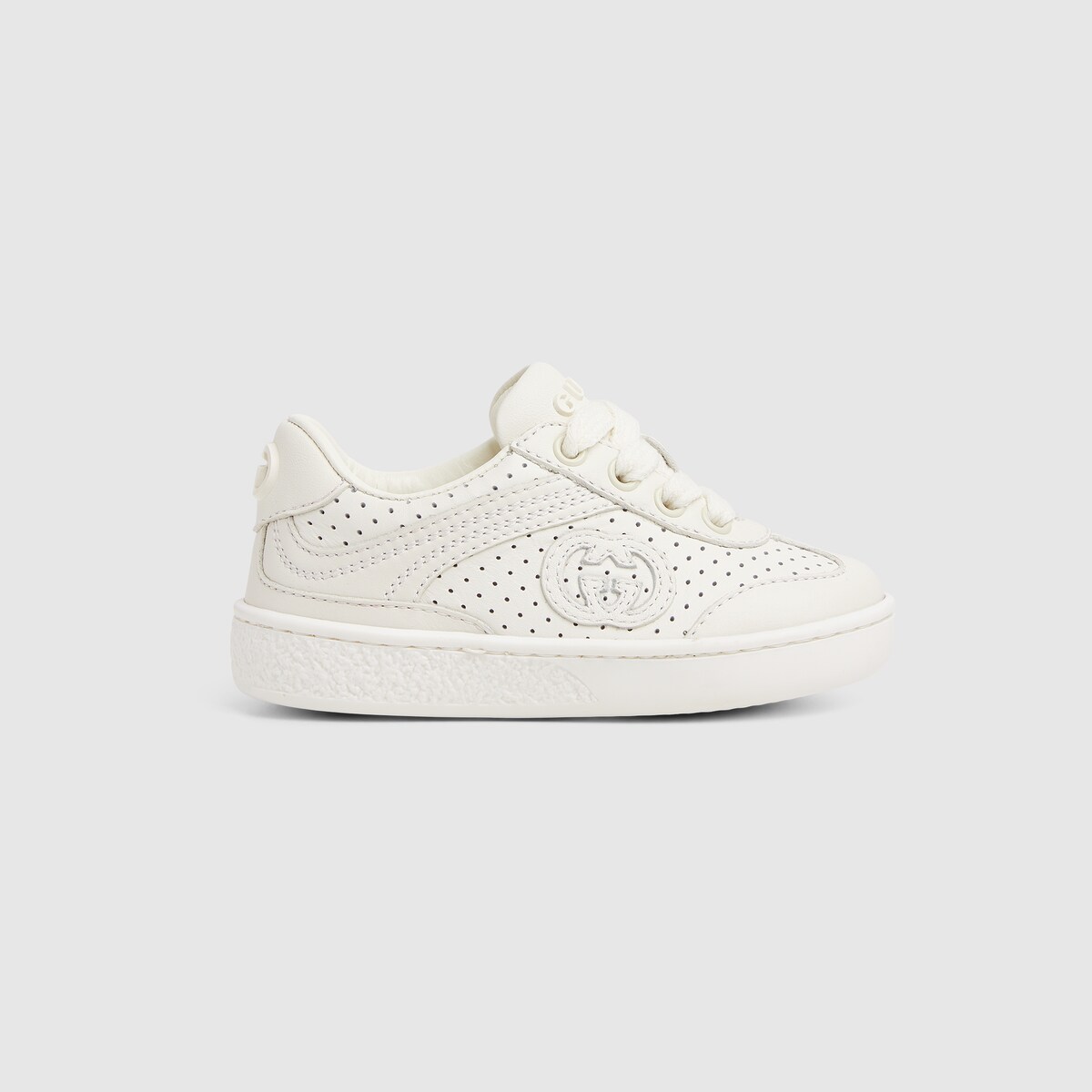 Toddler G75 sneaker in off white leather - thumbnail 6