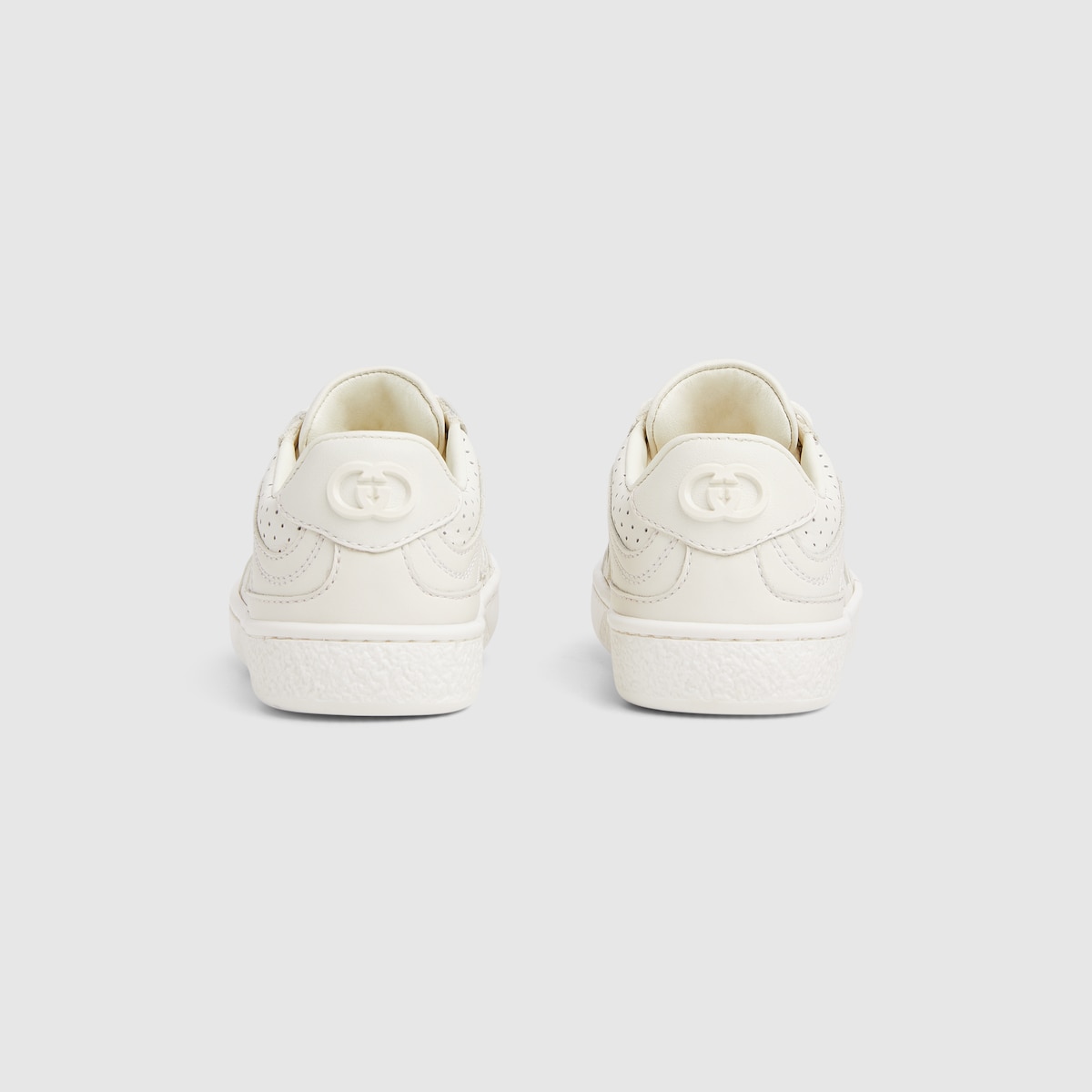 Toddler G75 sneaker in off white leather - thumbnail 5