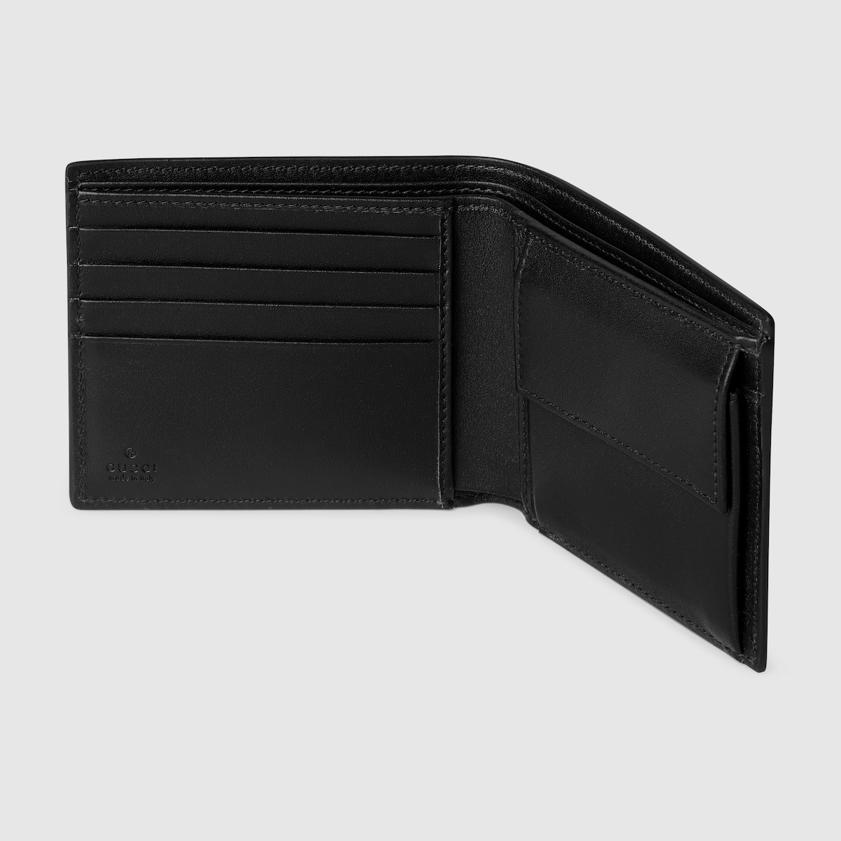 ダブルG コイン ウォレット ・ブラック ソフトレザー | GUCCI公式