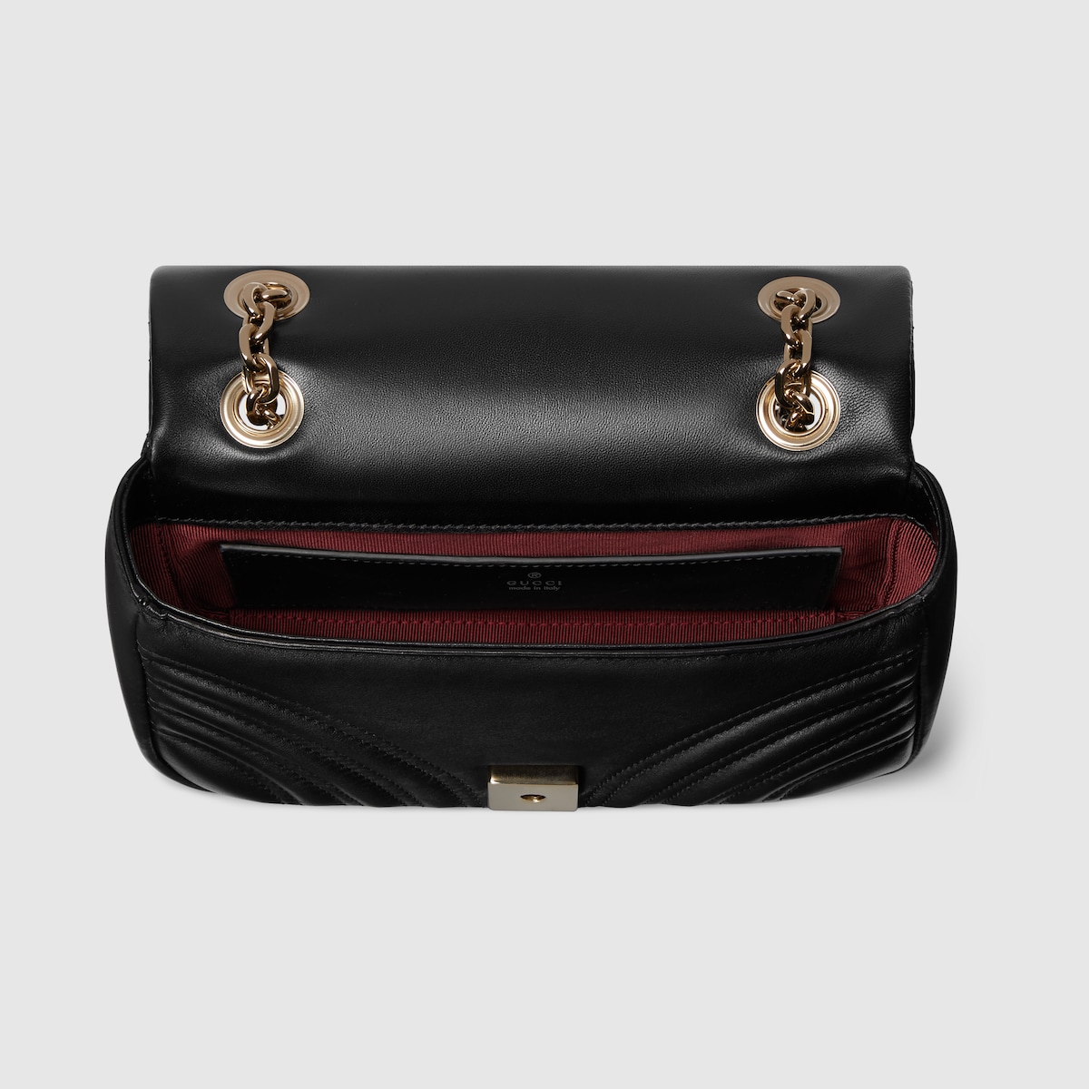 Gucci Gg Small Marmont Black Leather - Shoulder Bag main image 1