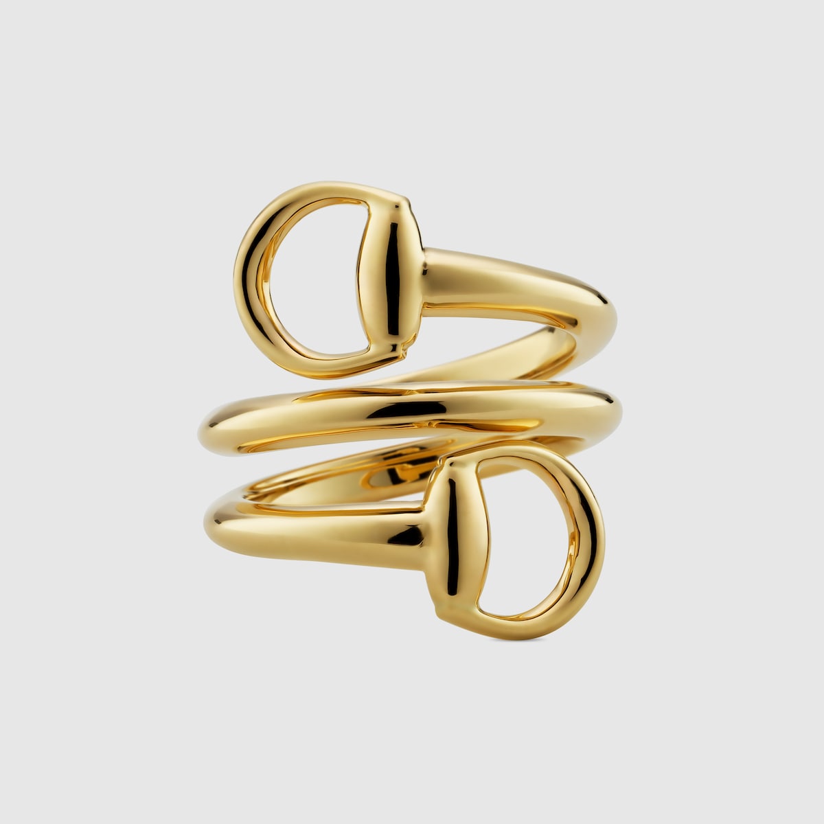 Gucci Horsebit 18k contrarie ring in 18k yellow gold - thumbnail 4