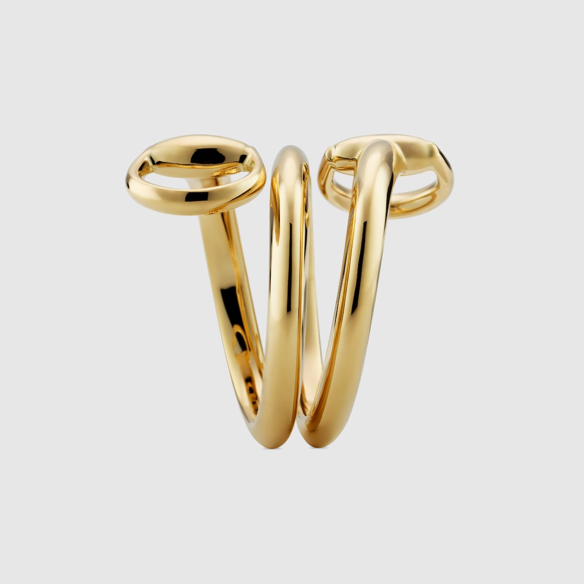 Gucci Horsebit 18k contrarie ring in 18k yellow gold - thumbnail 2