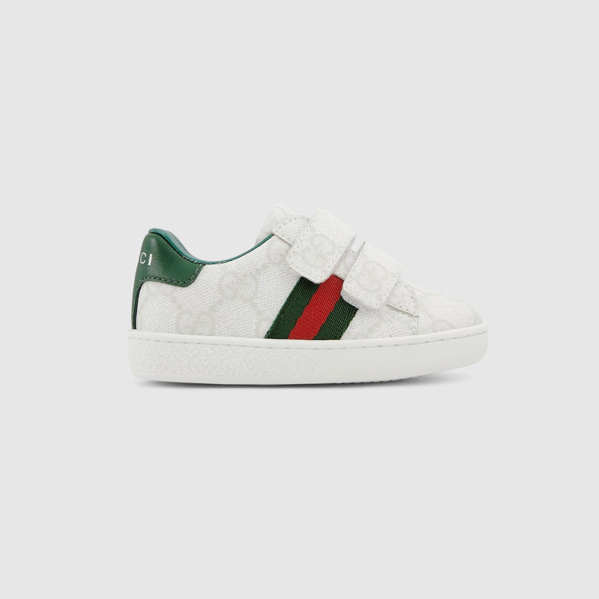 GUCCIキッズスニーカー アイボリー Toddler Ace sneaker in white GG Supreme canvas | GUCCI® US