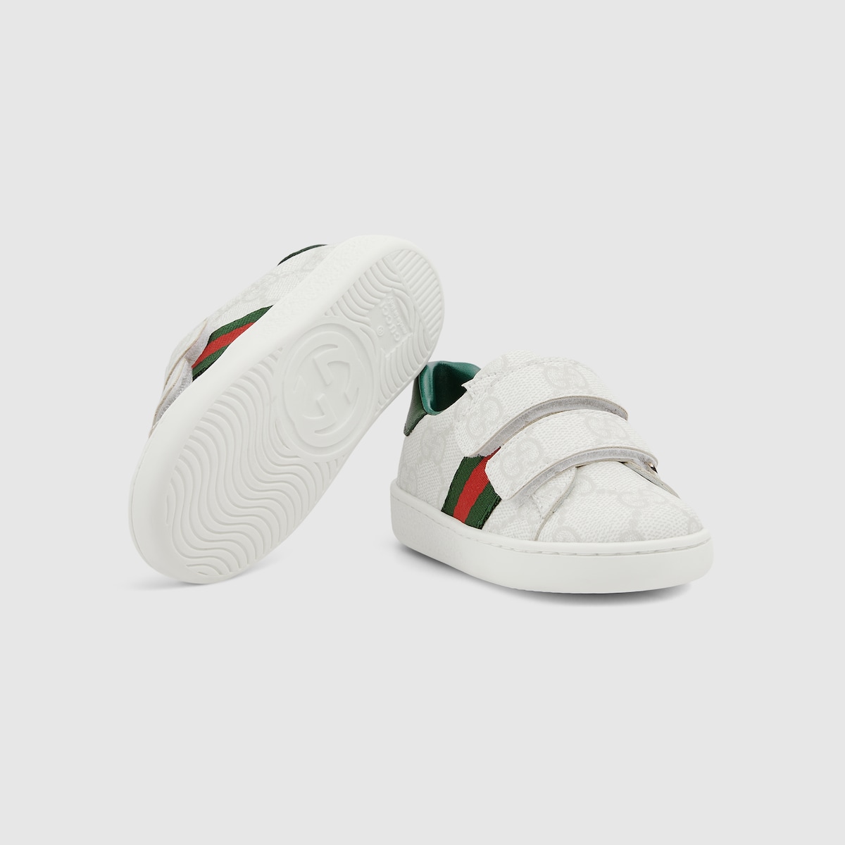 Toddler Ace sneaker in white GG Supreme canvas