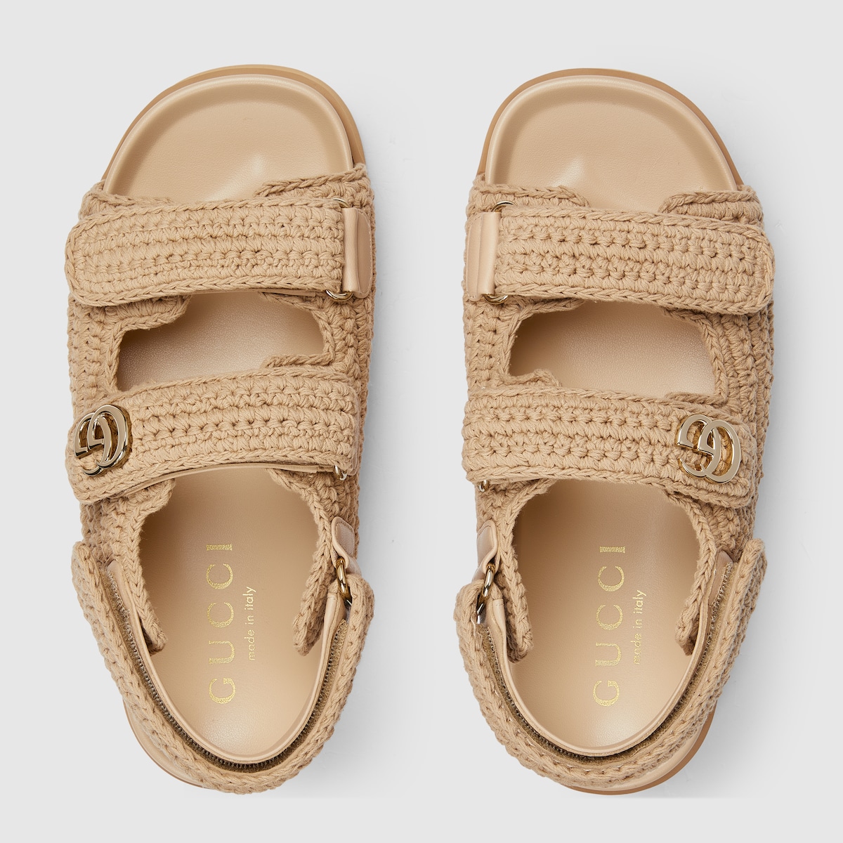 【関税＆送料込み】Gucci Sandals GUCCI WOMENS WTINSEL SANDAL GREY MULTI WITH CRYSTAL SIZE