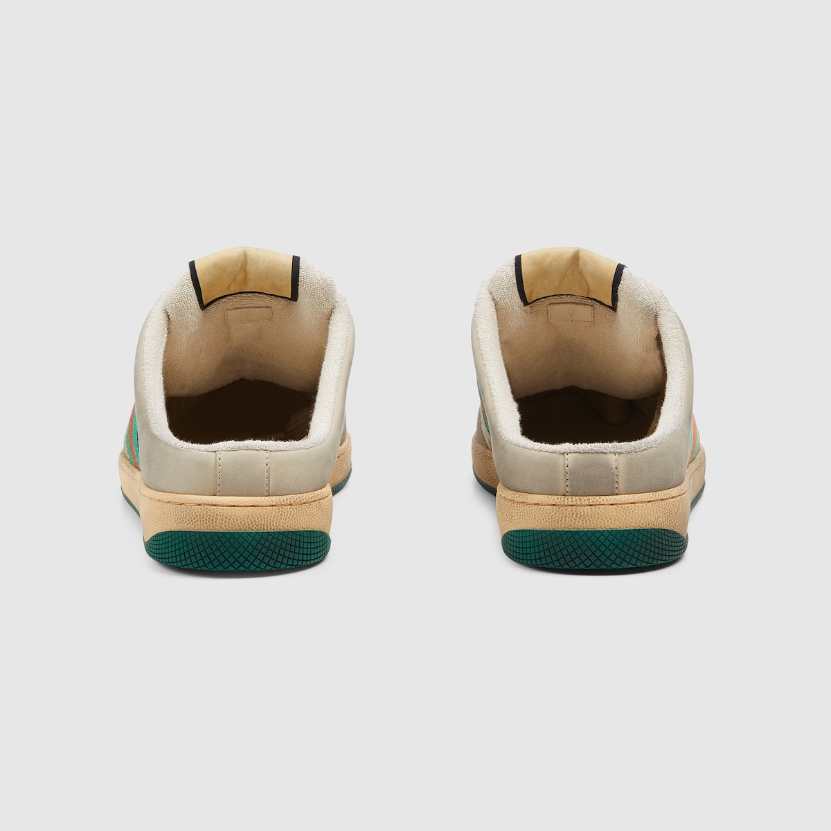 スクリーナー〕メンズ ミュール ・ベージュ レザー | GUCCI公式