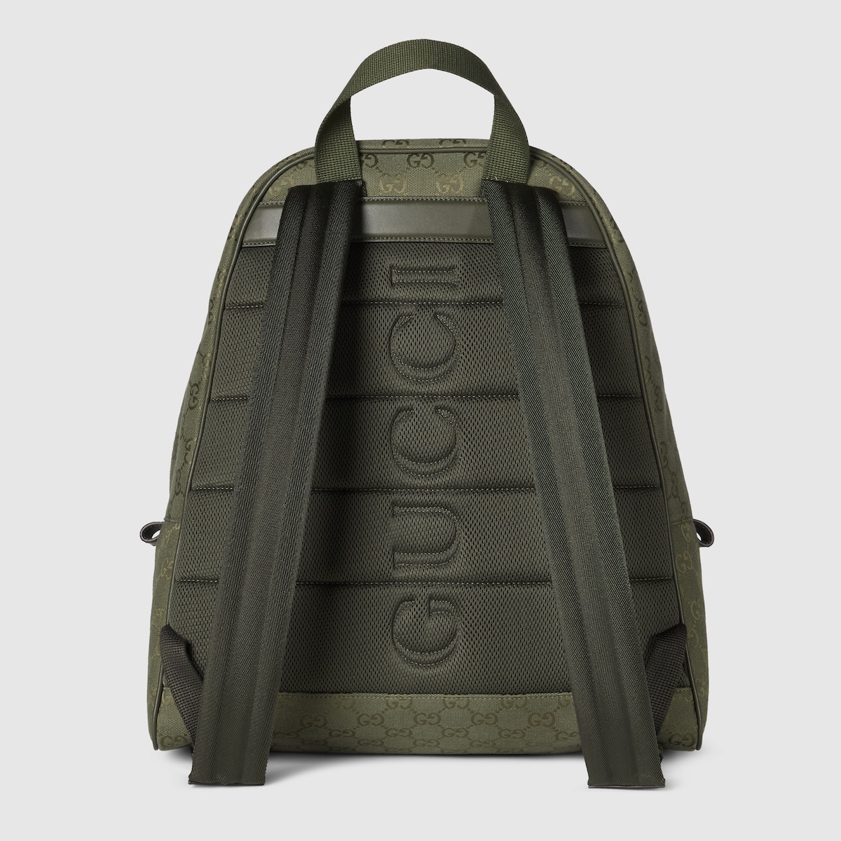 GG canvas medium backpack in forest green GG canvas | GUCCI® US