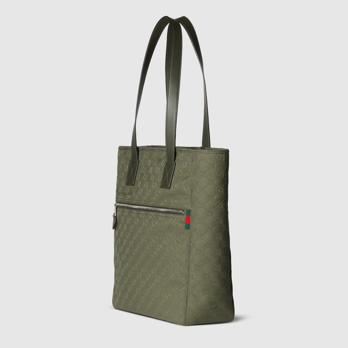 バッグ・カバンその他 MEDIUM GG CANVAS SHOPPING BAG GG canvas maxi tote bag in beige and dark brown GG canvas