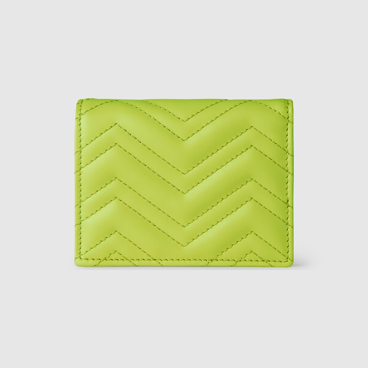 GG MARMONT 11 BIFOLD WALLET IN PENTER GREY CALFSKIN