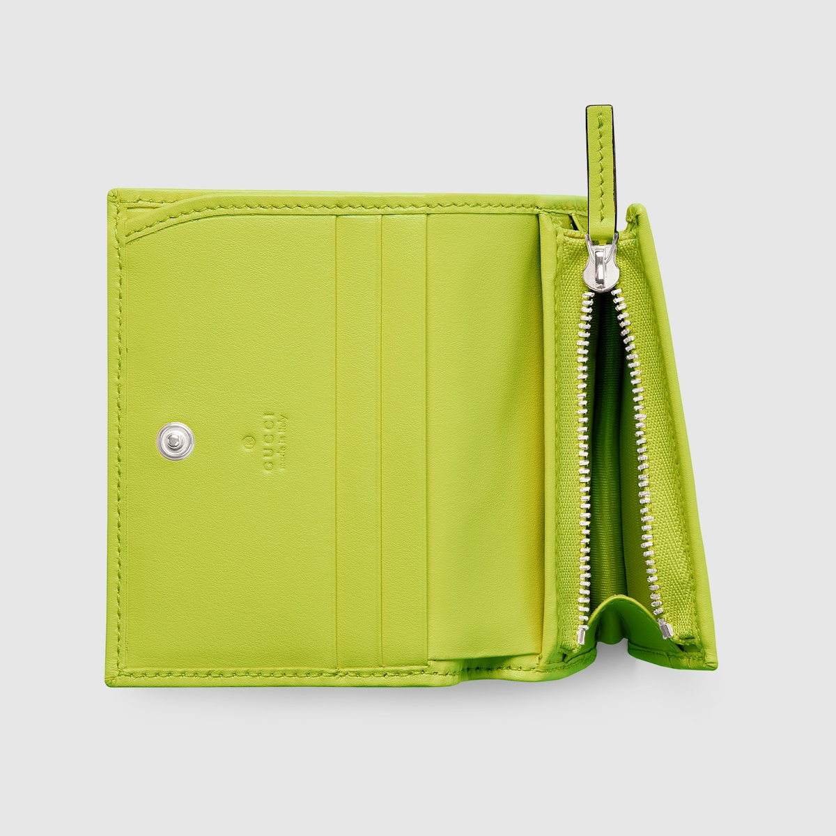 小物 gucci wallet Ophidia zip around wallet in beige and dark brown fabric