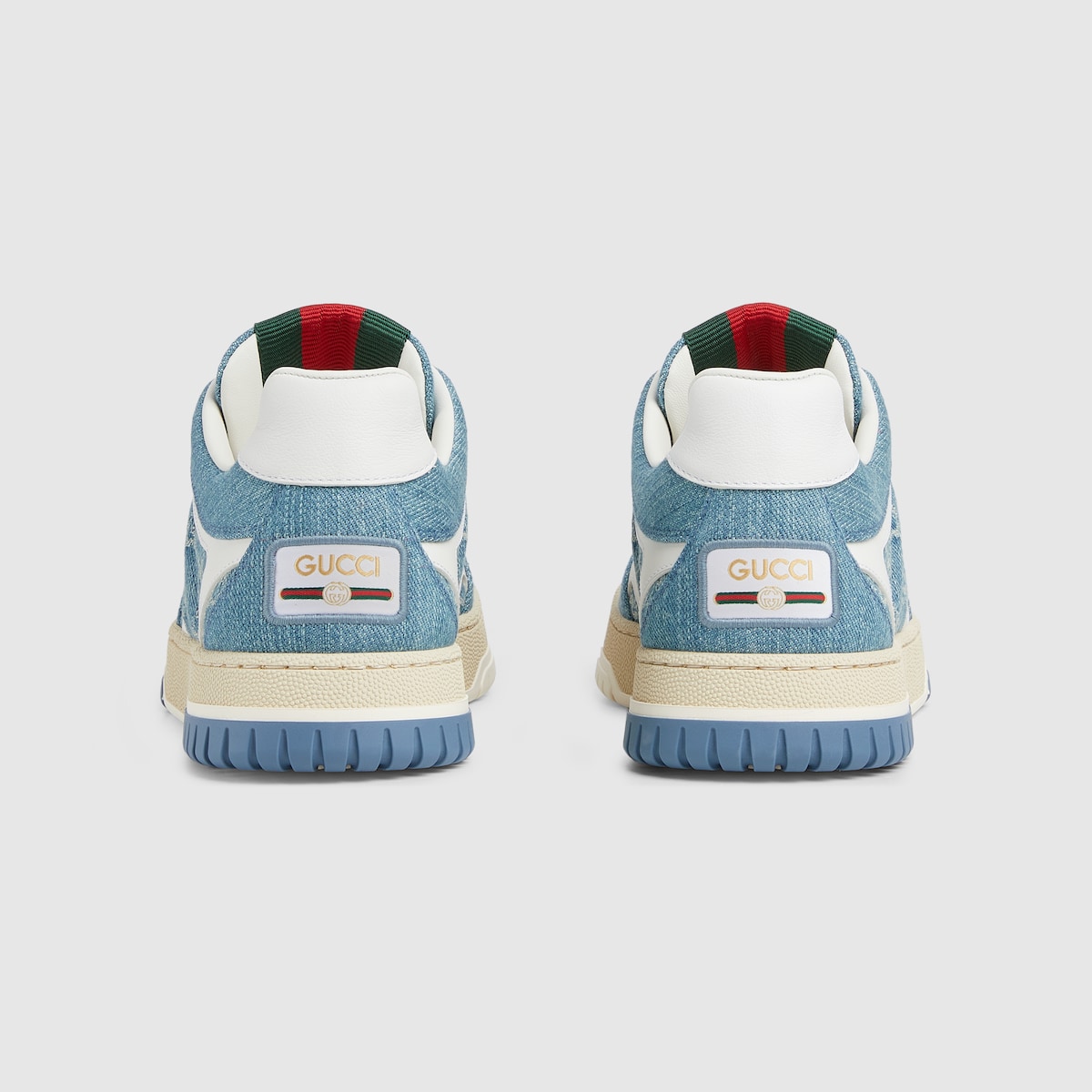 スニーカー GUCCI Denim Re-Web Sneakers 838831_FAEVU_4645_009_100_0000