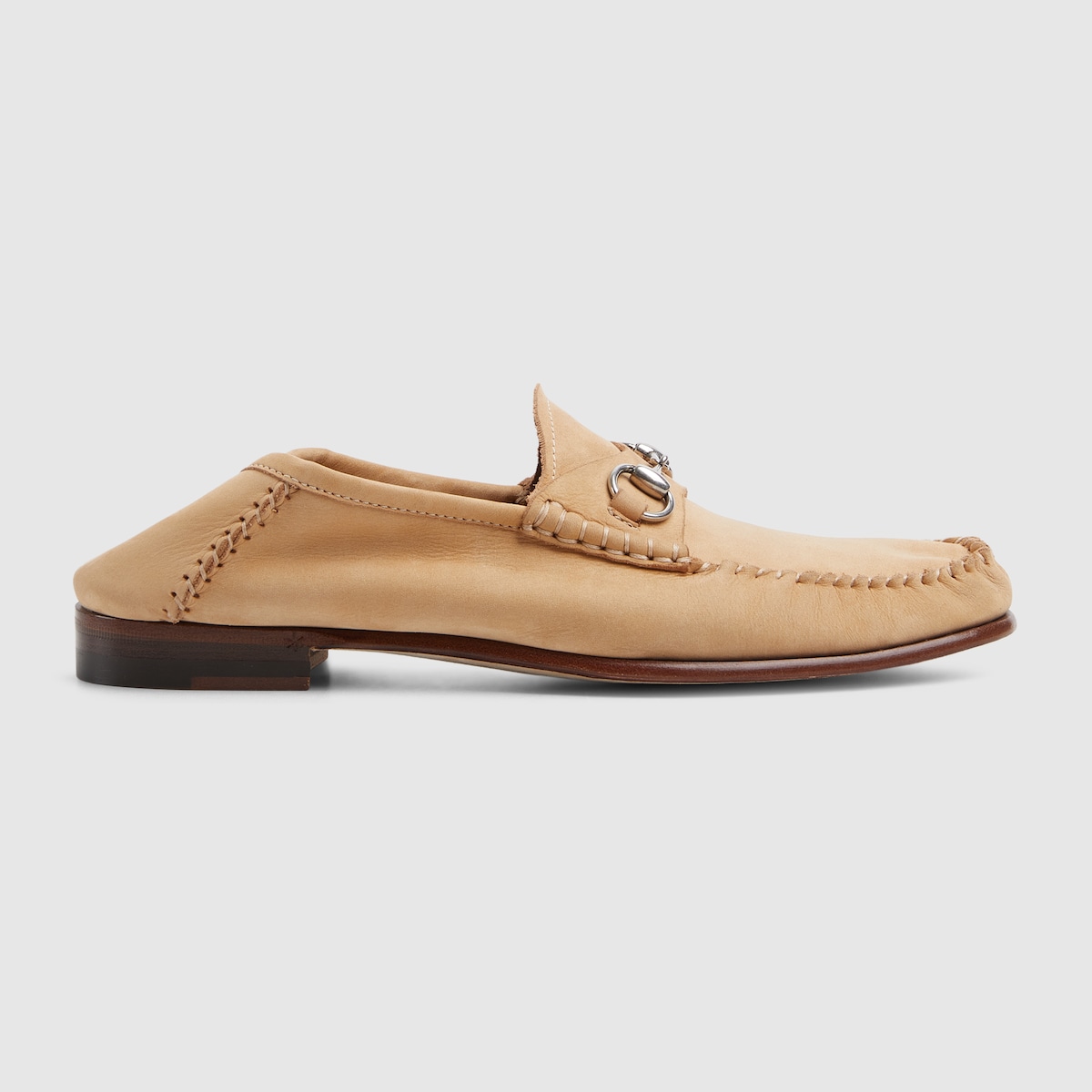 Women's Gigi loafer in beige suede | GUCCI® US