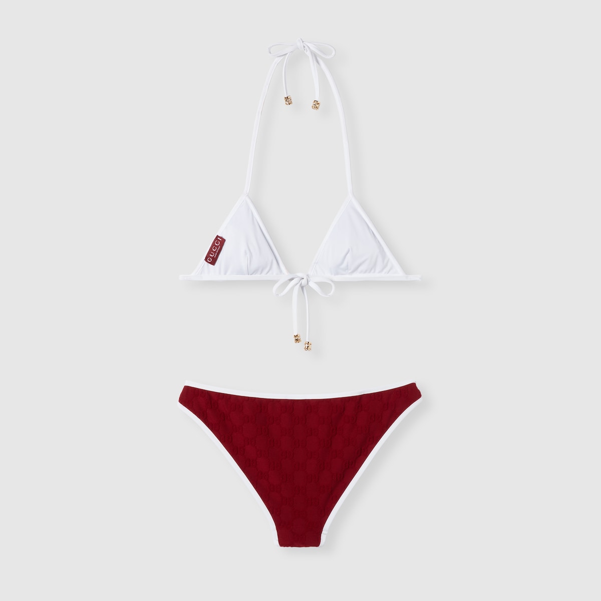 ビキニ GUCCI GG TRIANGLE BIKINI SET Gucci Gg triangle bikini set | The Fashion Square