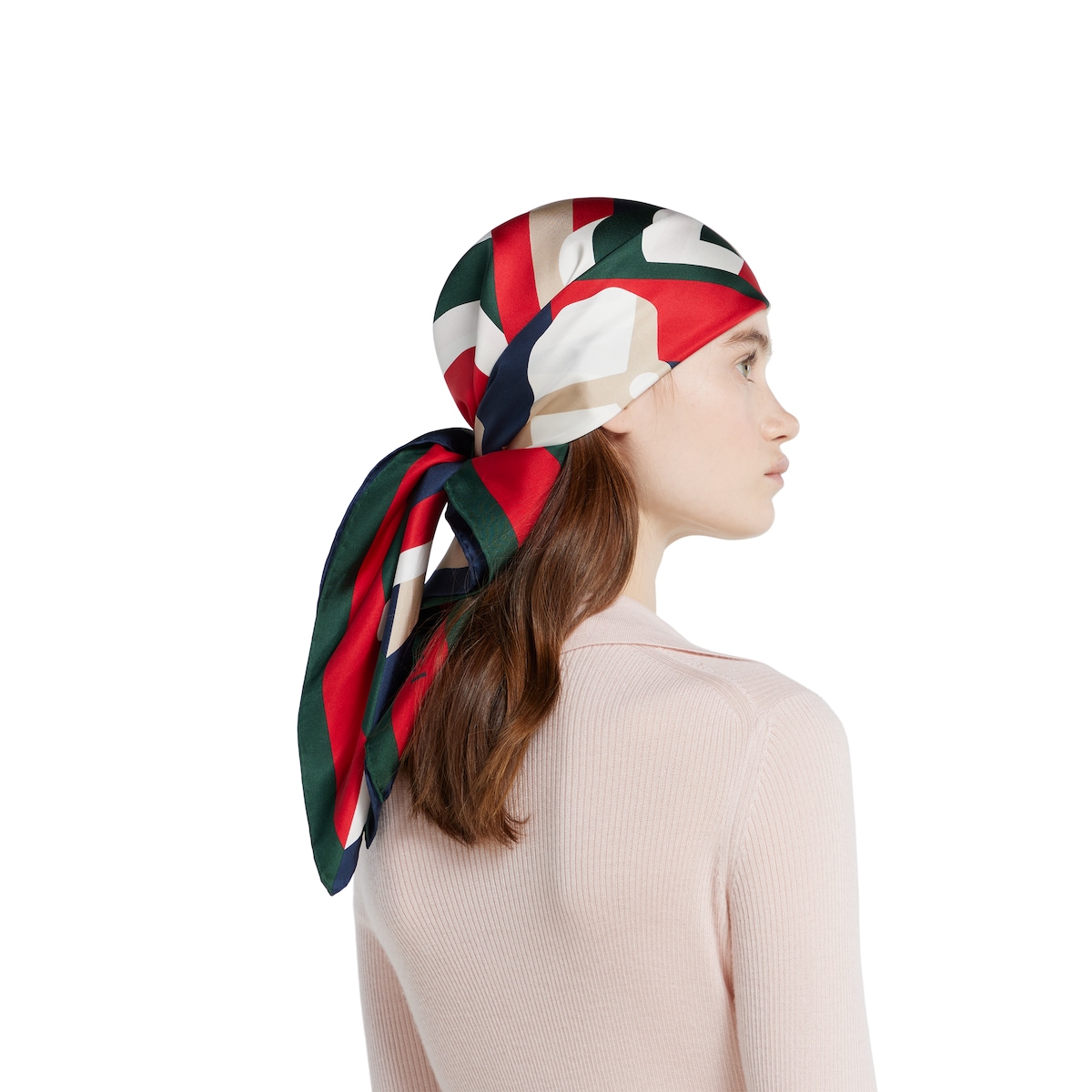 スカーフ PRINTED SILK TWILL CARRE' Printed silk twill carré in multicolor | GUCCI® US