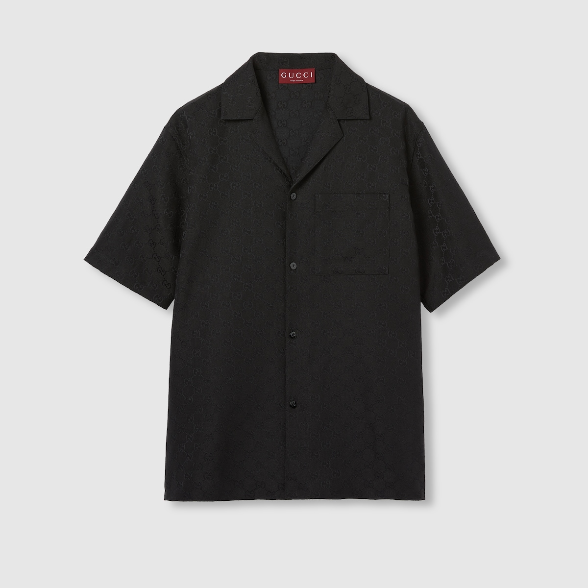 GUCCI◆Ｔシャツ GUCCI ロゴ オーバーサイズ コットン Tシャツブラック コットン