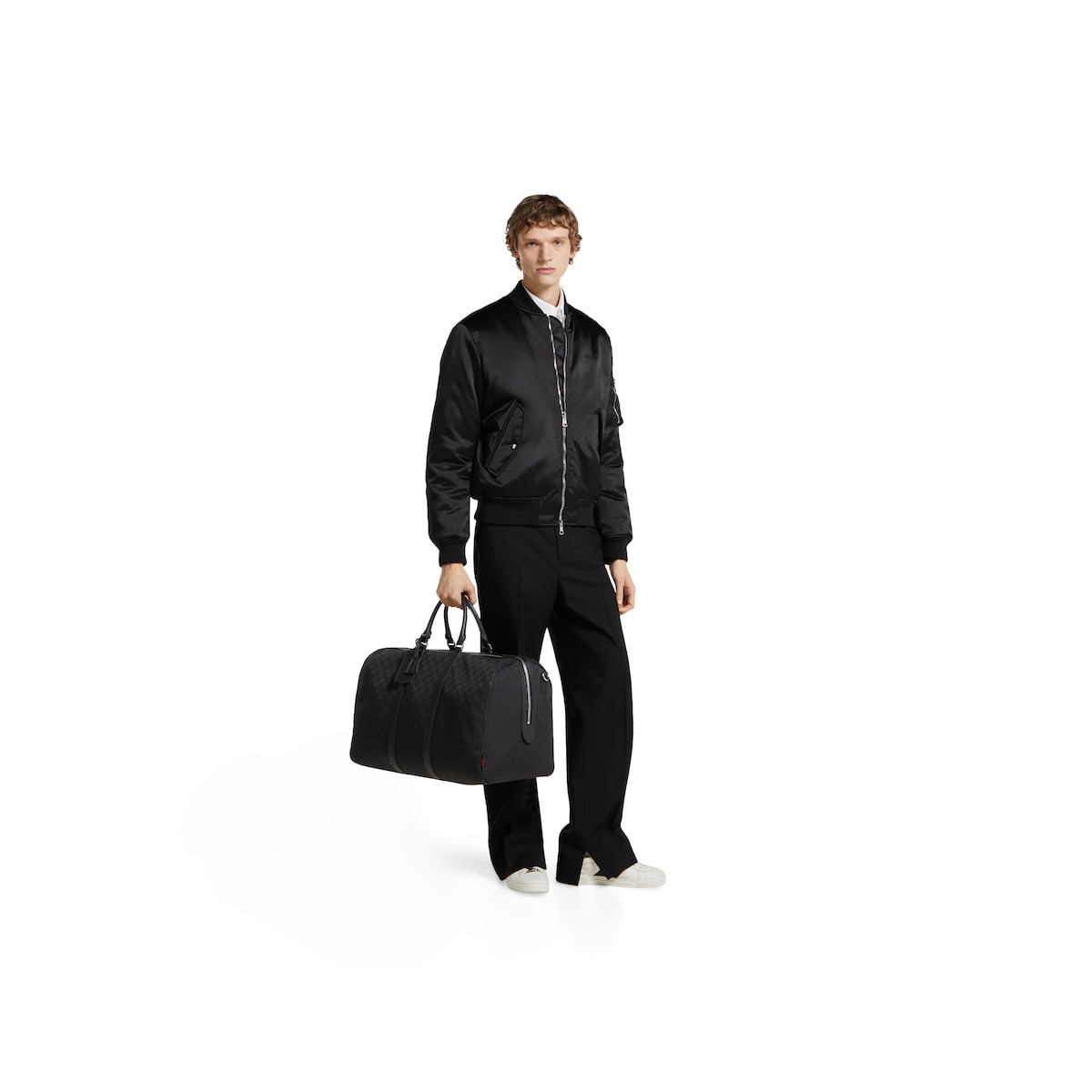 GG canvas large duffle bag