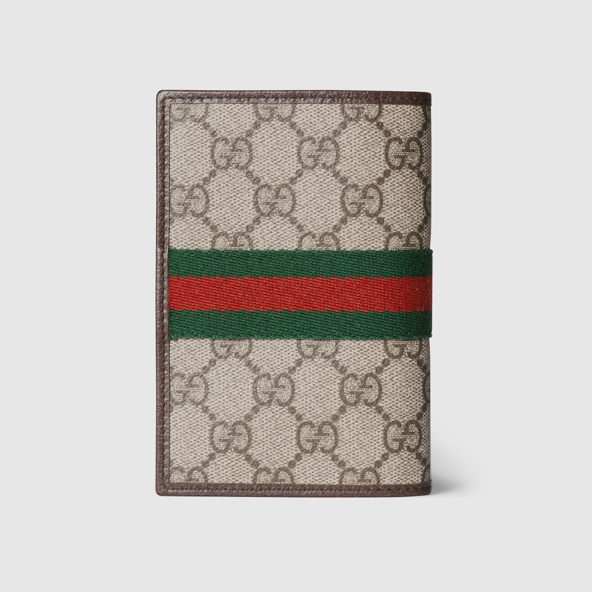 Gucci パスポート入れ オフィディア〕パスポートケース ・ベージュ＆ブラウン GGスプリーム