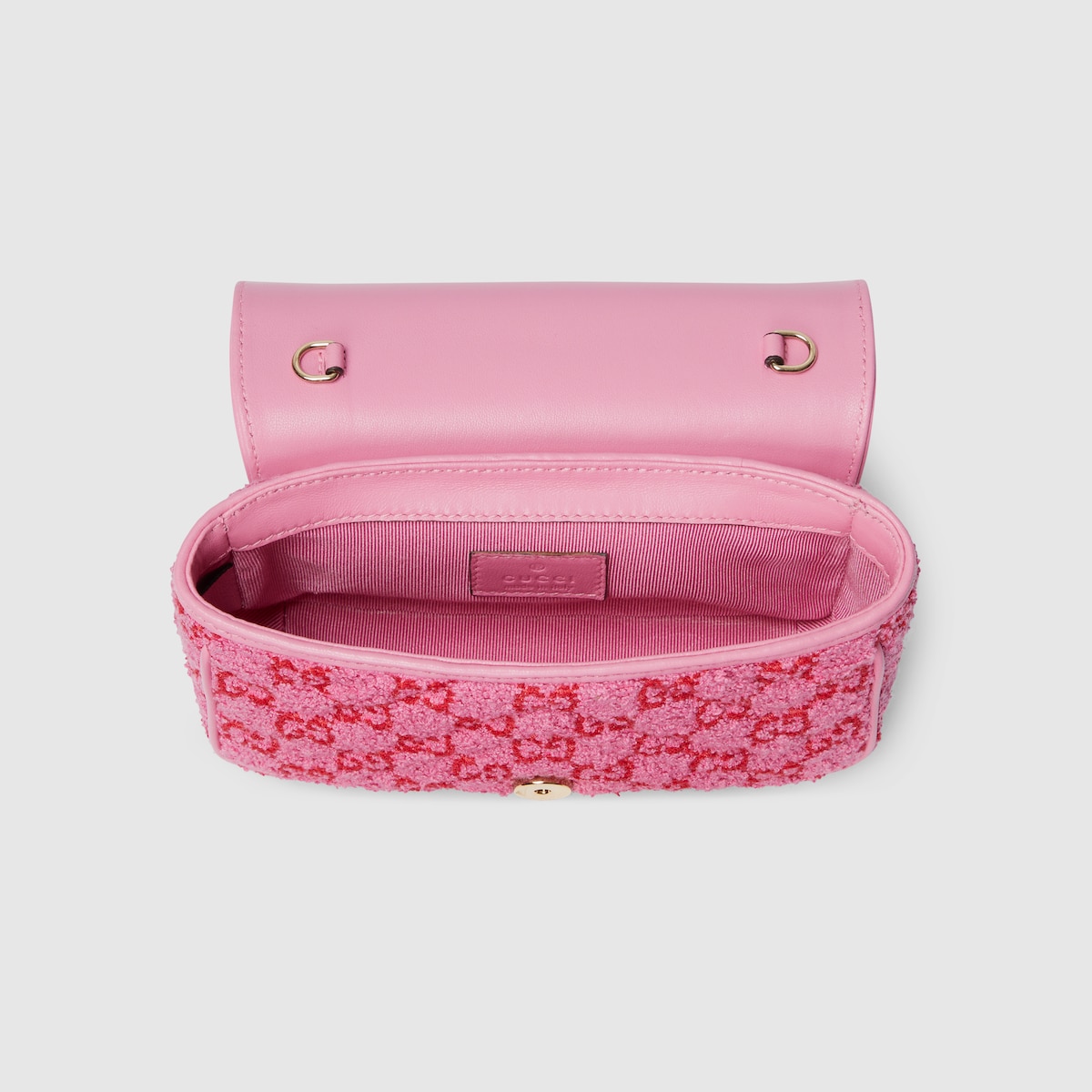 【GUCCI】GG MARMONT MINI SHOULDER BAG GG Marmont mini shoulder bag in red leather | GUCCI® PL