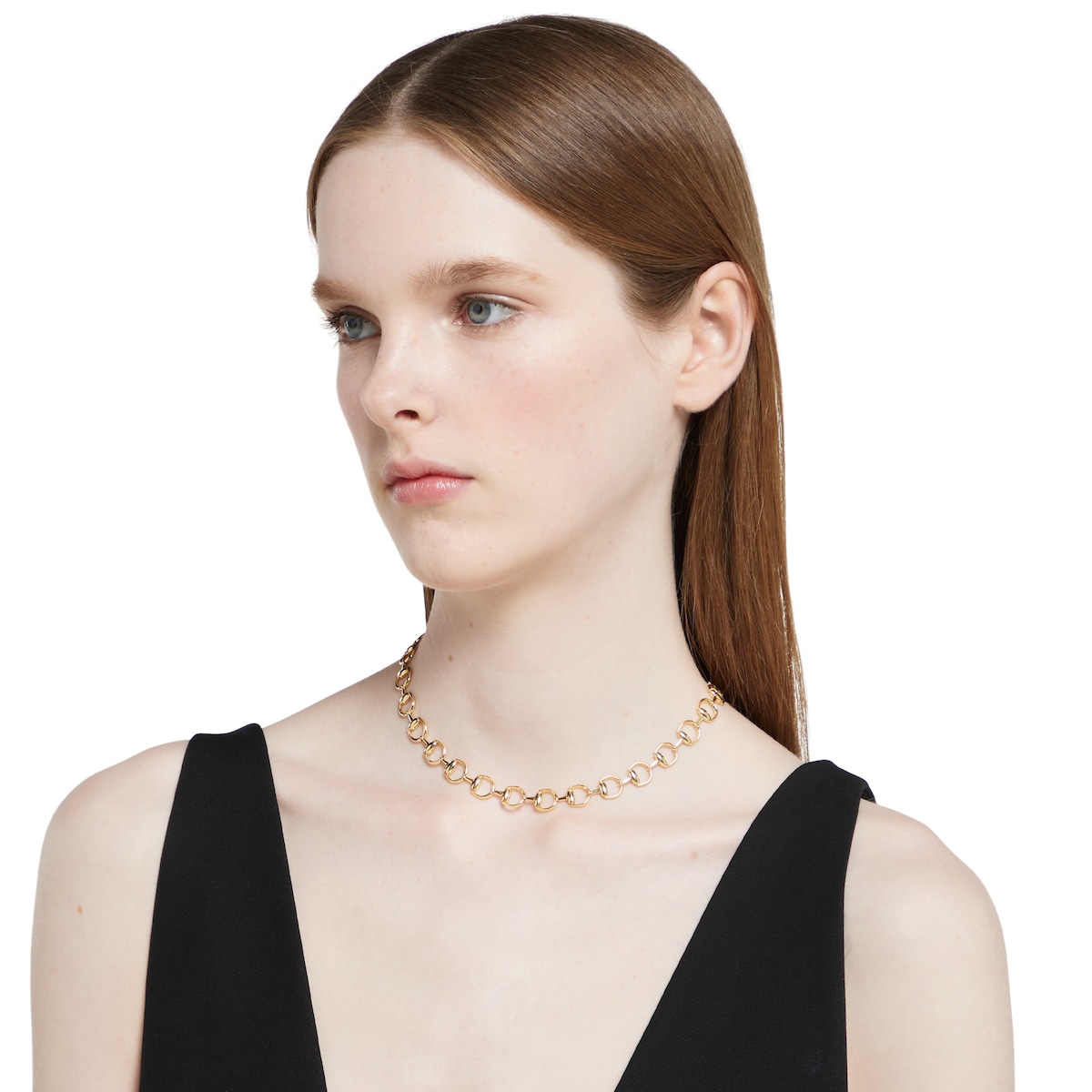 Gucci Horsebit 18k necklace
