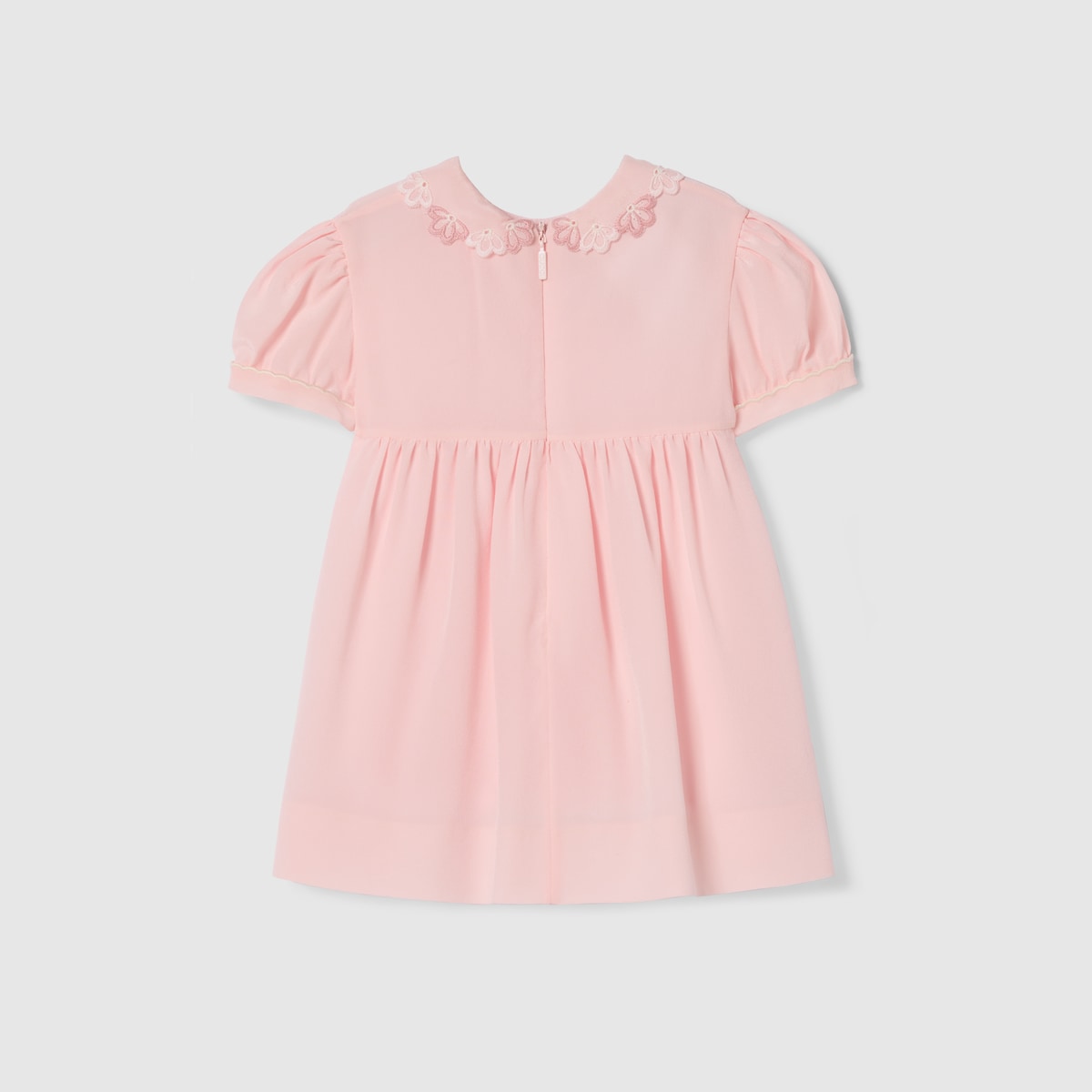ワンピース Gucci Silk Chiffon Minidress With Collar 19516225_43496784_600.jpg