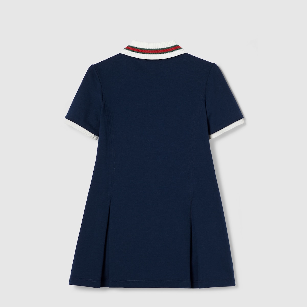 Children's cotton dress with Web in dark blue - thumbnail 3